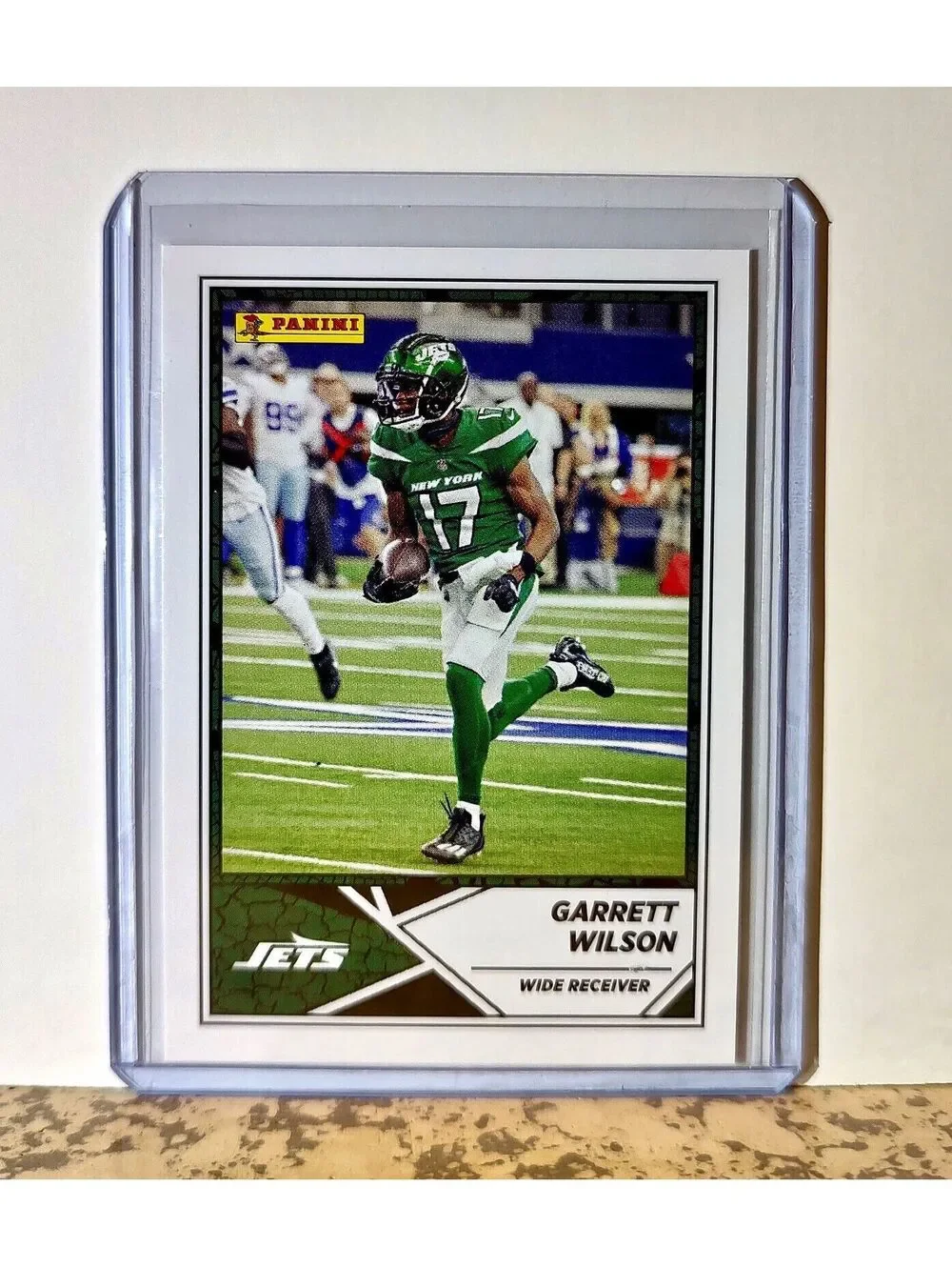 Garrett Wilson 2024 Panini NFL #65 Sticker Card New York Jets